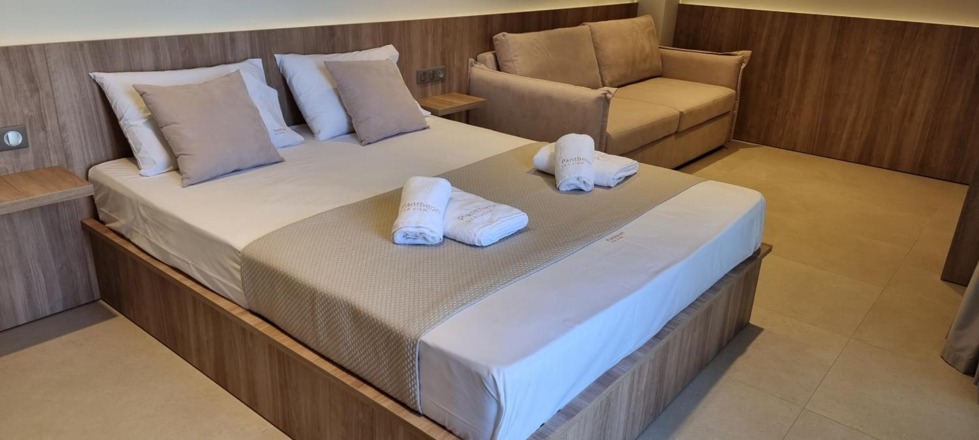 Pantheon Sea View Aparthotel Neoi Poroi Rum bild