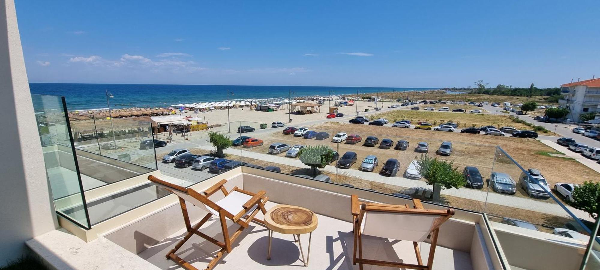 Pantheon Sea View Aparthotel Neoi Poroi Rum bild