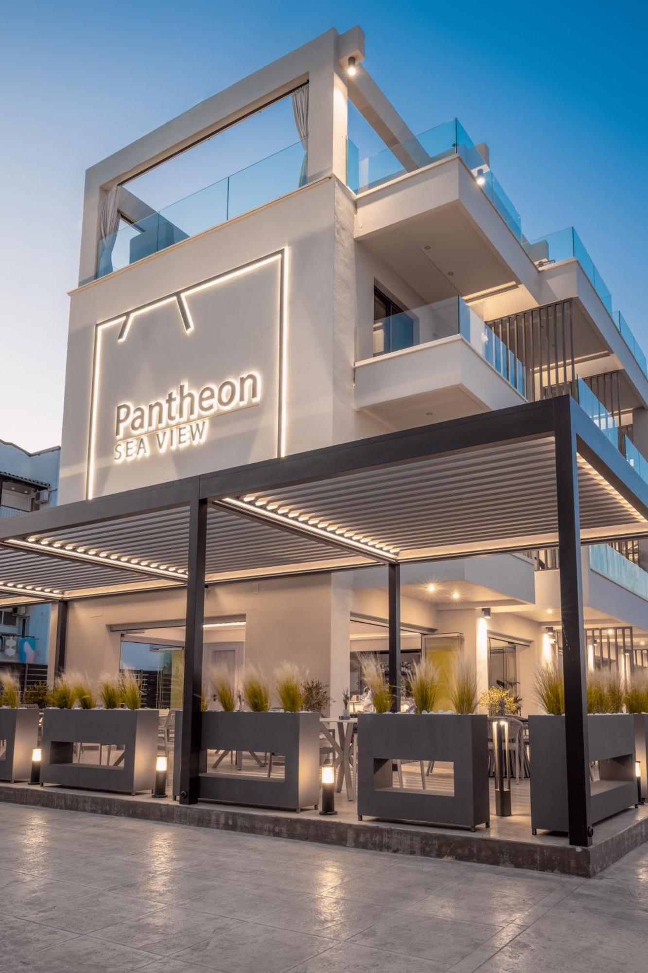 Pantheon Sea View Aparthotel Neoi Poroi Exteriör bild
